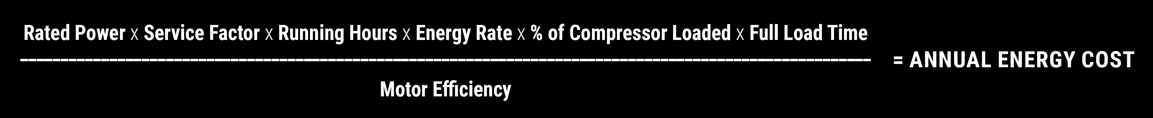 Formula for Calculating Compressed Air Costs 