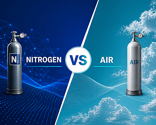 What is the Difference Between Compressing Nitrogen and Compressing Air?