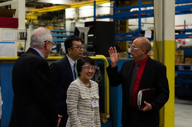 Ambassador Lily Hsu Tours FS-Elliott Plant