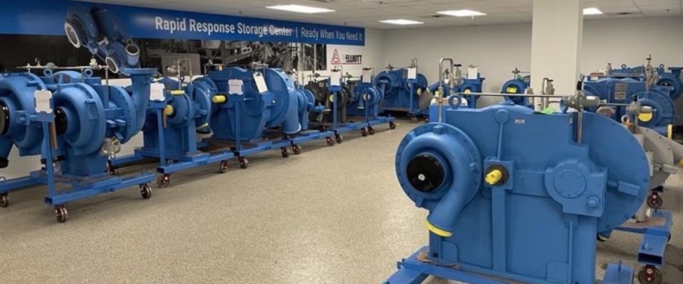 Storage center for air compressor units
