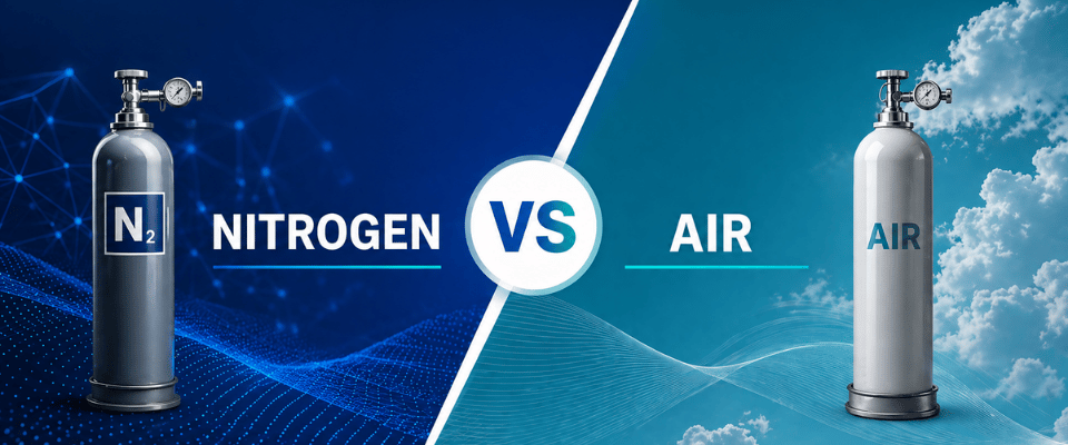 What is the Difference Between Compressing Nitrogen and Compressing Air?